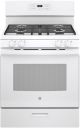 GE - 4.8 Cu-Ft. Freestanding Gas Range - White