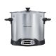 Hamilton Beach - Sear & Cook Stockpot 10 Quart Slow Cooker - Silver