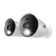 Night Owl - 2-Camera Indoor/Outdoor Wired 1080p HD Spotlight Cameras w/ Audio - White/Black