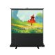 Kodak - 60in. Portable Indoor/Outdoor Projector Screen w/ Built-in Stand - Black/White