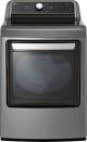 LG - 7.3 Cu. Ft. Smart Gas Dryer w/ EasyLoad Door - Graphite steel