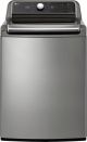 LG - 5.3 cu ft Top Load Washer w/ 4-Way Agitator and TurboWash3D - Graphite steel