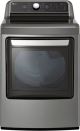 LG - 7.3 Cu. Ft. Smart Electric Dryer w/ EasyLoad Door - Graphite steel