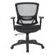OSP Home Furnishings Mesh Adjustable Managers Chair - Black - EM98910-3
