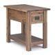 Simpli Home - Monroe Narrow Side Table - Rustic Natural Aged Brown