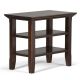 Simpli Home - Acadian Narrow Side Table - Brunette Brown