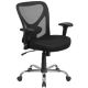 Alamont Home - Hercules Contemporary Mesh Big & Tall Swivel Office Chair - Black GO-2032-GG