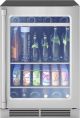 Zephyr - Presrv 24 in. 7-Bottle and 112 Can 5.6 cu/ft Mini Fridge Single Zone Beverage Cooler - Silver