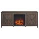 Camden&Wells - Granger Log Fireplace TV Stand for Most TVs up to 65