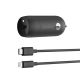 Belkin - BOOST↑CHARGE 20W USB-C PD + USB-C to Lightining Cable - Black