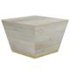 Simpli Home - Abba Square Coffee Table - White Wash