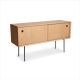 Burrow - Carta Mid Century Modern Credenza - Oak FLRSR-CZ-BT-OK-SG-BM