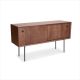 Burrow - Carta Mid Century Modern Credenza - Walnut FLRSR-CZ-BT-WN-SG-BM