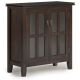 Simpli Home - Artisan Low Storage Cabinet - Tobacco Brown