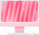Apple - iMac 24-inch All-in-One - M4 chip - Built for Apple Intelligence - 10 Core CPU - 10 Core GPU - 16GB Memory - 256GB SSD - Pink (Late 2024)