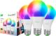 Nanoleaf - Essentials Matter A19 Smart LED Light Bulb - Thread & Matter-Enabled (3 Pack) - Multicolor