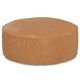 Simpli Home - Brody 32 inch Round Coffee Table Pouf - Distressed Brown