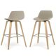 Simpli Home - Randolph Bentwood Counter Height Stool (Set of 2) - Natural