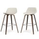 Simpli Home - Randolph Bentwood Counter Height Stool (Set of 2) - Cream