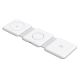 Chargeworx - 3-in-1 Magnetic Wireless Charging Pad for MagSafe Compatible Devices - White