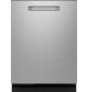 GE Profile - Top Control Smart Built-In Stainless Steel Dishwasher with 3rd Rack, Dedicated Jet Targeted Wash and 39 dBA - Stainless Steel