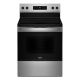 Whirlpool - 5.3 Cu. Ft. Freestanding Electric Range with Cooktop Flexibility - Stainless Steel