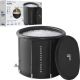 Sharper Image - Ice Bath Portable Cold Plunge, Revitalizing Ice Therapy, Workout Recovery - Black
