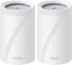 TP-Link - BE11000 Whole Home Mesh Wi-Fi 7 System - White
