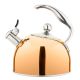 Viking 2.6 Quart Whistling Tea Kettle with 3-Ply Base - Rose Gold