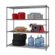 TRINITY - PRO 4-Tier | 72x30x72 | Industrial Wire Shelving | NSF | - Black AnthraciteÂ®