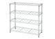 TRINITY - EcoStorage 4-Tier | 36x14x34.5 | Commercial Wine Rack | NSF | - Chrome