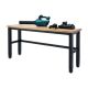 TRINITY | 72x19 | Wood Top Workbench - Black