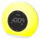 iHome - Color Changing Bluetooth FM Clock Radio with USB Charging - White