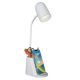 OttLite - Aglow Organizer LED Desk Lamp w/Wireless Charging - White - White