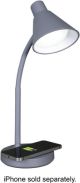 OttLite - Twist LED Desk Lamp w/Wireless Charging - Gray
