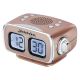 Studebaker - SB3500 Retro Digital AM/FM Dual Alarm Clock Radio with Bluetooth - Rose Gold