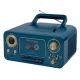 Studebaker - Stereo CD Player with Bluetooth, AM/FM Radio and Cassette Player/Recorder - Blue