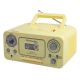 Studebaker - Stereo CD Player with Bluetooth, AM/FM Radio and Cassette Player/Recorder - Yellow