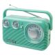 Studebaker - SB2003 Portable AM/FM Radio with Bluetooth - Teal