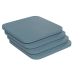 Alamont Home - All-Weather Polyresin Seat for Colorful Metal Stools and Chairs (Set of 4) - Teal-Blue 4-ALA-KKTF-507203