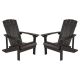 Alamont Home - Charlestown Adirondack Chair (set of 2) - Slate Gray