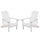 Alamont Home - Charlestown Adirondack Chair (set of 2) - White