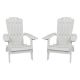 Alamont Home - Charlestown Adirondack Chair (set of 2) - White