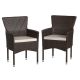 Alamont Home - Maxim Patio Chair (set of 2) - Espresso/Cream