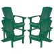 Alamont Home - Charlestown Adirondack Chair (set of 4) - Green
