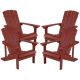 Alamont Home - Charlestown Adirondack Chair (set of 4) - Red