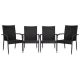Alamont Home - Maxim Patio Chair (set of 4) - Black