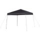 Alamont Home - Harris 8'x8' Weather Resistant Easy Pop Up Slanted Leg Canopy Tent with Carry Bag - Black