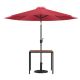 Alamont Home - Lark Outdoor Square Modern 3 Piece Patio Set - Red