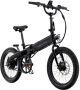 Lectric eBikes - XP Lite 2.0 Foldable Belt Drive eBike with 45 miles Max Operating Range & 20 mph Max Speed - Unisize - JW Black